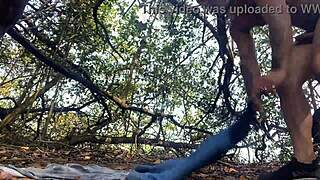 I was kidnapped by negao and he fucked me on the floor and in the trees