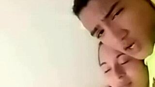 chatting about a sexy couple in bed