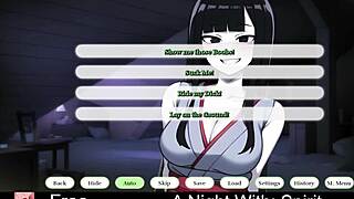 What happens during a night with spirit in erotic roleplay game?