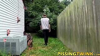 Steamy Twinks Unleashing Golden Showers from Dicks