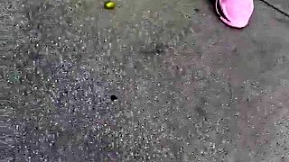 BIG JUICY TITS BABE OUTDOOR!