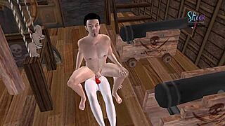 Can You Handle This Animated Strapon Scene?