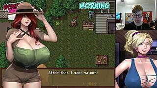 our first threesome with rachel and leslie in werewolves retreat