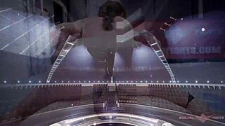 Sofie Marie, meztelenül birkózik, ujjazva és keményen baszva!