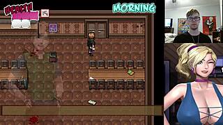 our first threesome with rachel and leslie in werewolves retreat