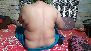 Look at my step-sister's huge Indian tits! Want to touch them?