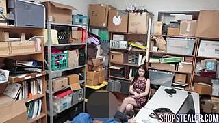 Adorable Brunette Teen Sucks Pornstar's Dick Bent Over