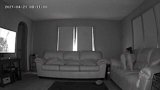 i hired a babysitter, but this horny whore showed up on hidden cam