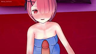 Ram gives footjob in hotel solo