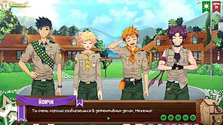 Game friends camp episode 24 features collecting information with russian voice acting