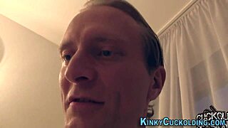 i feel so humiliated watching my femdom mistress fuck that big cock while i cuckold and swallow cum