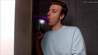 Model twink asks, 'Want me to deepthroat your cock?'