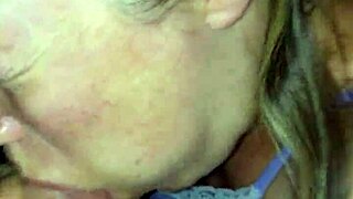 British milf performs oral and swallows