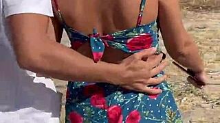 My girlfriend moans on my dick