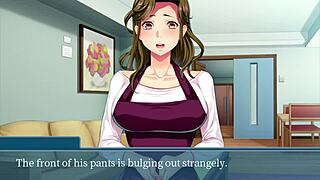 asian wife takes big black cock in hentai series