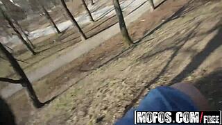 in public pickups, katarina gets picked up and fucked outdoors by amateurs.