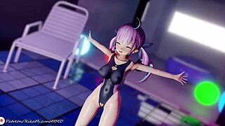 Join the connection dance with Minato Aqua and Yozora Mel