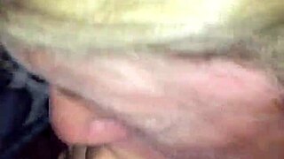 British milf performs oral and swallows