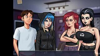 petite ebony teen drilled from behind by huge cock till creampie