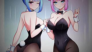 Mika And Maki Have A Farting Competition