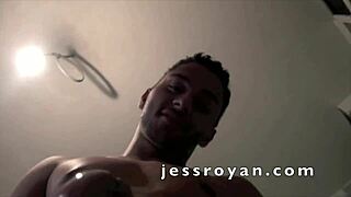 Straight Latino worker seduced and fucked by gay man. Intense oral blowjob action.