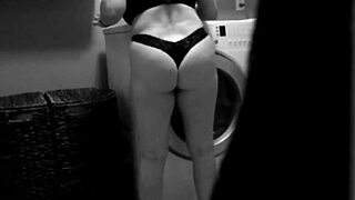 mature wife's hidden tits and ass