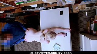 lexi lore caught shoplifting complies with security officer big black cock doggystyle cowgirl