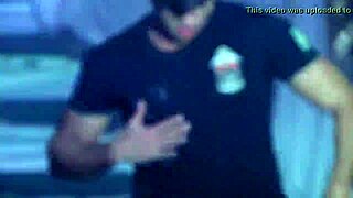 Handsome Brazilian stripper performs lively striptease 😊