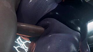 Widowmaker Overwatch Gets Her Pussy Destroyed By Big Cock