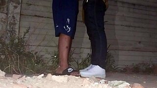 i ripped my clothes off in the alley and stripped for that sexy gay guy, feeling so exposed and horny in this amateur solo cfnm scene