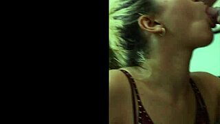 Blonde teen sucked cock in the kitchen 😏