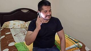 Meeting the delivery guy on a busy day