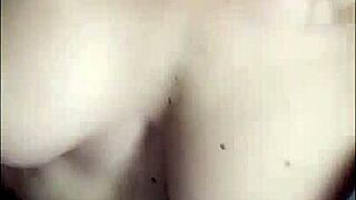 Milf flashes panties during outdoor anal sex