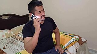 Meeting the delivery guy on a busy day