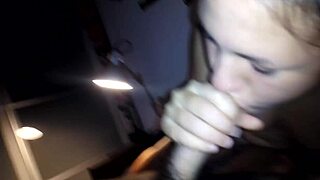 I'm ex gf givng blowjob