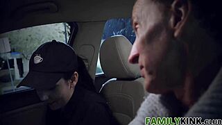 Busty teen tricked into modelling by dirty stepuncle