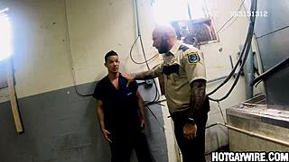 I watched two inmates get caught screwing around at work.