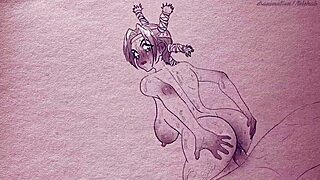 animation of menchi from hunter x hunter in hentai sex