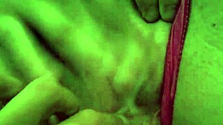 carmen gets wet fingering her tight teen pussy