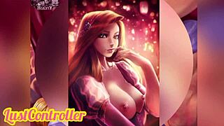 Rapunzel tangled kissing compilation
