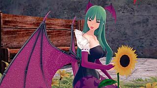 Fuck me full, morrigan hates first in halloween fantasyking3 special