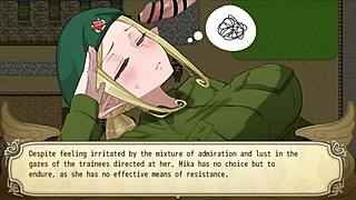 Angel gets bukkaked in public game