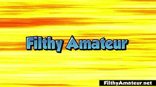 Squirt Shower Hits Milf in Amateur Double Penetration Blooper