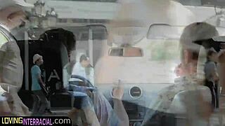 European babe bent over for BBC in glamorous foursome