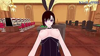 Shizuka Mikazuki and Beatrix Amerhauser bunny girl intense sex!