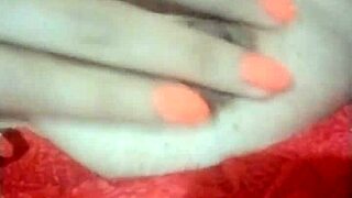 Latina Mature Woman Shows Off Small 18+ Natural Tits During Massage