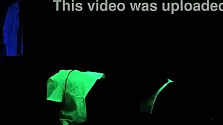 Dayanara experiences intense black light sex from pov perspective in amateur fetish scene.