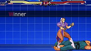 chunli feels intense pleasure battling long's huge cock in anime sex