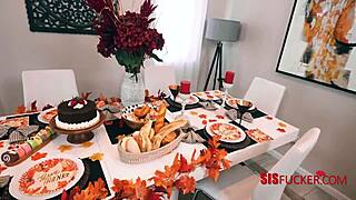 Ginger Stepsis Gives the Best Thanksgiving Feast. Naked and Ready for Fantasy Fun.