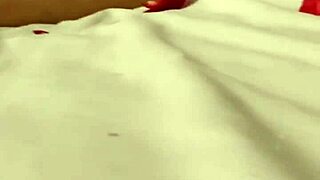 Riding his erect wang with enthusiasm like there's no tomorrow